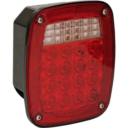 Centerline Dynamics Vehicle Maintenance 5.75" Red Box Style Stop/Turn/Tail Light With 38 LED - 5626738