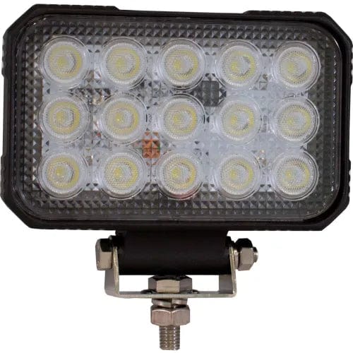 Centerline Dynamics Vehicle Maintenance 5.9 x 4.8" Clear Rectangular Flood Light With 15 LED - 1492190