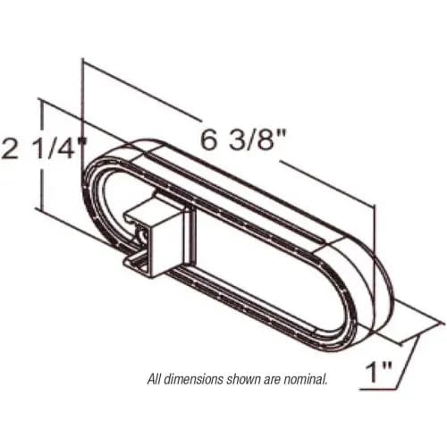 Centerline Dynamics Vehicle Maintenance 6" Oval Stop/Turn/Tail Light With 10 Red LEDs, Clear Lens - 5626553 - Pkg Qty 10