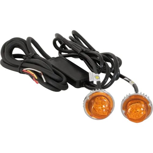 Centerline Dynamics Vehicle Maintenance Amber LED Hidden Strobes w/ 2 In-Line Flashers - 15' Cable - 8891216