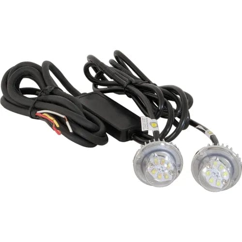 Centerline Dynamics Vehicle Maintenance Clear LED Hidden Strobes w/ 2 In-Line Flashers - 15' Cable - 8891215