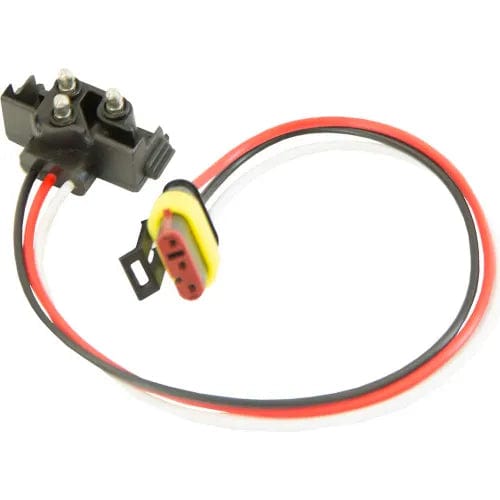 Centerline Dynamics Vehicle Maintenance DOT Light Plug 3-Wire AMP-Style Plug With Stripped leads And #10 Ring On Ground - 5620352 - Pkg Qty 10