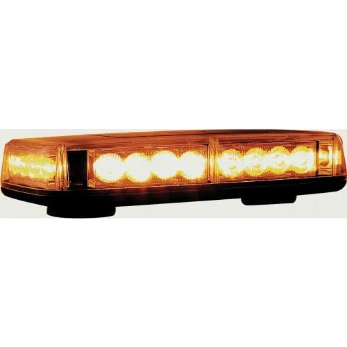 Centerline Dynamics Vehicle Maintenance LED Rectangular Amber Mini Lightbar 12VDC - Magnetic 24 LEDs - 8891040