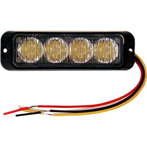 Centerline Dynamics Vehicle Maintenance LED Rectangular Amber Strobe Light 12-24V - 4 LEDs - 8891130