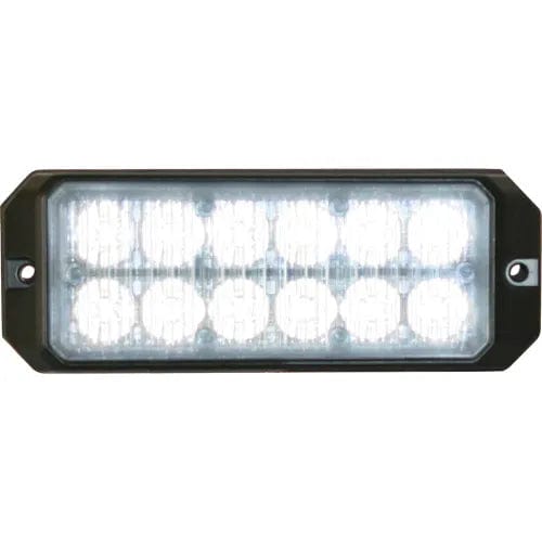 Centerline Dynamics Vehicle Maintenance LED Rectangular Clear Strobe Light 12-24VDC - 12 LEDs - 8891701