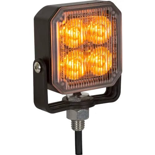 Centerline Dynamics Vehicle Maintenance LED Square Amber Strobe Light 12-24V - 4 LEDs - 8891800