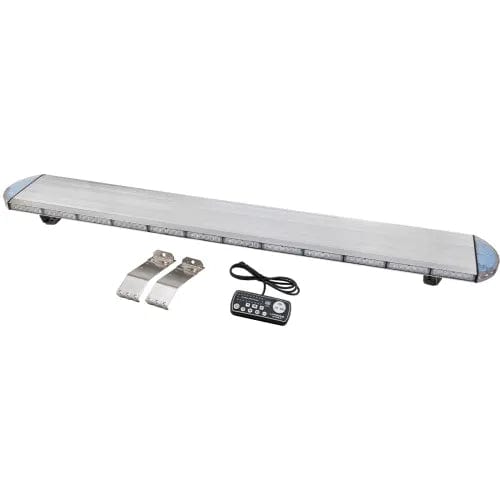 Centerline Dynamics Vehicle Maintenance Roof Mount LED Warning Light 57" Low Profile Design. Clear Lens Red LEDs - 580R-57