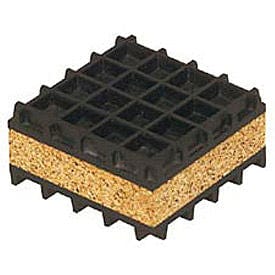 Centerline Dynamics Vibration Pads Neoprene And Cork Pad 4" X 4" X 1"