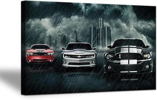 Centerline Dynamics Wall Art Canvas 12x18 in Car Poster Canvas Wall Art