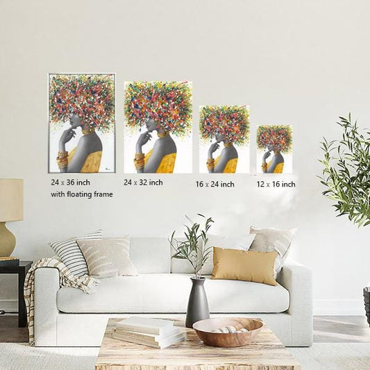 Centerline Dynamics Wall Art Canvas African American Framed Wall Art