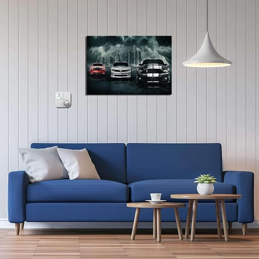 Centerline Dynamics Wall Art Canvas Car Poster Canvas Wall Art