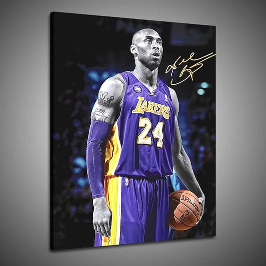 Centerline Dynamics Wall Art Canvas Framed / 12x16in Kobe Poster Canvas Wall Art