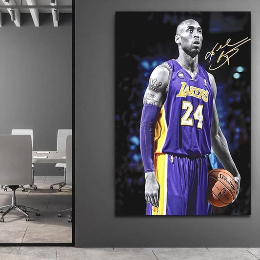 Centerline Dynamics Wall Art Canvas Kobe Poster Canvas Wall Art