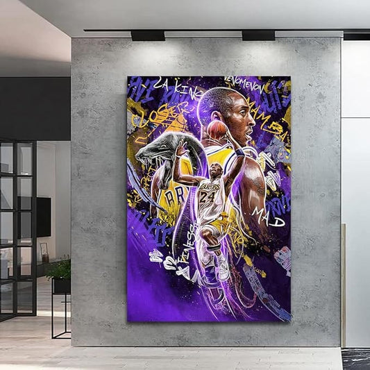 Centerline Dynamics Wall Art Canvas Kobe Poster Canvas Wall Art