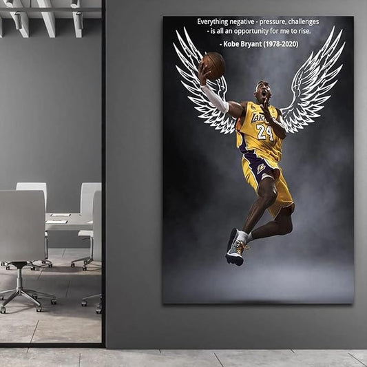 Centerline Dynamics Wall Art Canvas Kobe Poster Canvas Wall Art