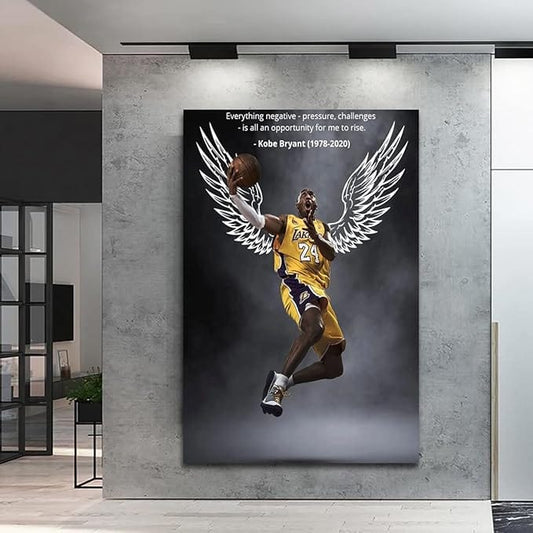 Centerline Dynamics Wall Art Canvas Kobe Poster Canvas Wall Art