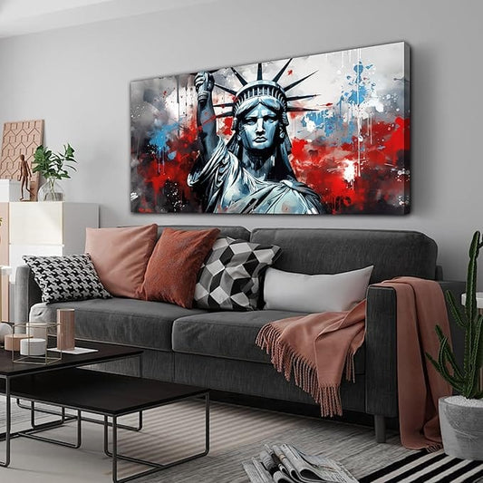 Centerline Dynamics Wall Art Canvas Statue of Liberty Poster Canvas Wall Art 30x60 in