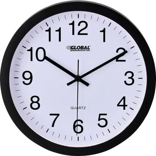 Centerline Dynamics Wall Clocks Black Wall Clock 12, Glass Face