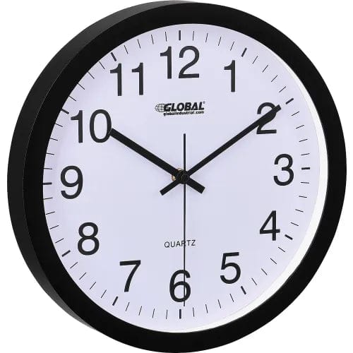 Centerline Dynamics Wall Clocks Black Wall Clock 12, Glass Face
