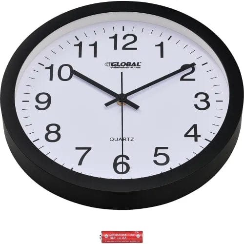 Centerline Dynamics Wall Clocks Black Wall Clock 12, Glass Face