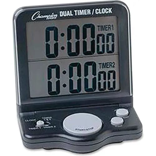 Centerline Dynamics Wall Clocks Champion Sports Dual Timer
