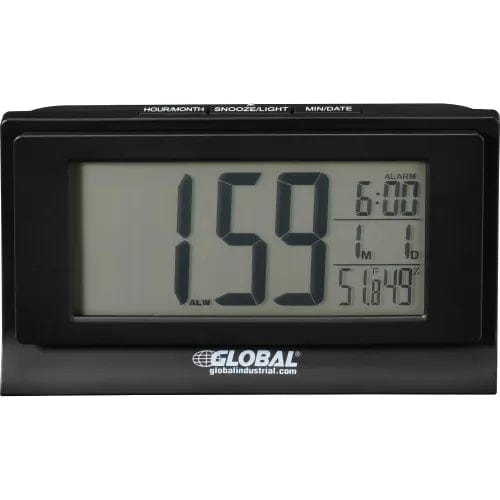 Centerline Dynamics Wall Clocks Digital Alarm Clock with Indoor Temperature and Humidity Display