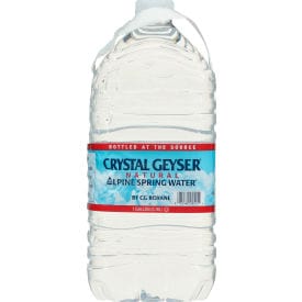Centerline Dynamics Water Crystal Geyser® Alpine Spring Water, 1 Gal Bottle, 6/case, 48 Cases/pallet