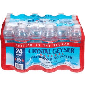 Centerline Dynamics Water Crystal Geyser® Alpine Spring Water, 16.9 Oz Bottle, 24/case, 84 Cases/pallet