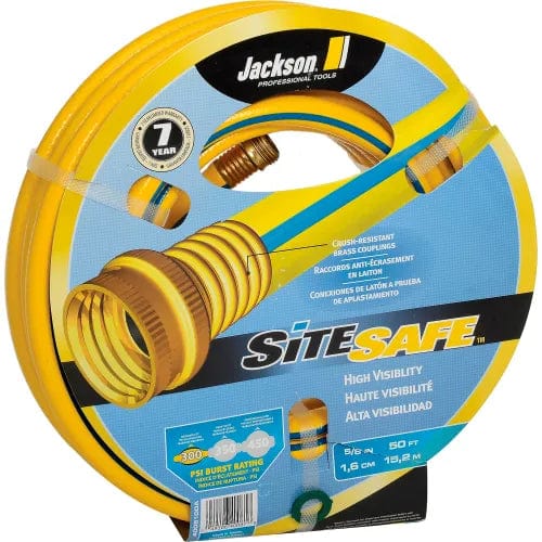 Centerline Dynamics Watering & Irrigation Jackson® 4008100A Professional Tools 5/8"X50' Site Safe High Visibility Garden Hose