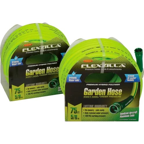 Centerline Dynamics Watering & Irrigation Legacy™ Flexzilla Zillagreen Garden Hose W/ 3/4" GHT Fittings, 5/8" Dia. x 75'L