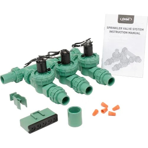 Centerline Dynamics Watering & Irrigation Orbit® 3-Valve Heavy Duty Preassembled Manifold, 57253