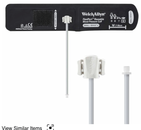 Centerline Dynamics Welch Allyn FlexiPort Reusable Blood Pressure Cuff with Screw Connector