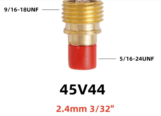 Centerline Dynamics Welding products 45V44 TIG Gas Lens Collet Body
