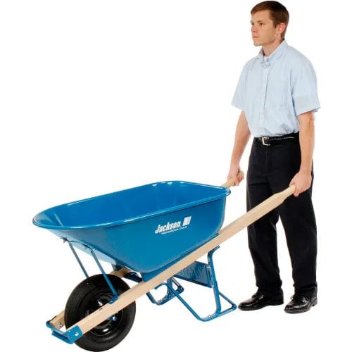 Centerline Dynamics Wheelbarrows & Garden Carts 6 Cubic Foot Jackson® Steel Contractor Wheelbarrow