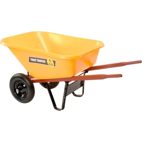Centerline Dynamics Wheelbarrows & Garden Carts Ames RP810 8 Cubic Foot Poly Wheelbarrow With Dual Wheels