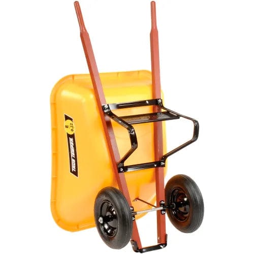 Centerline Dynamics Wheelbarrows & Garden Carts Ames RP810 8 Cubic Foot Poly Wheelbarrow With Dual Wheels