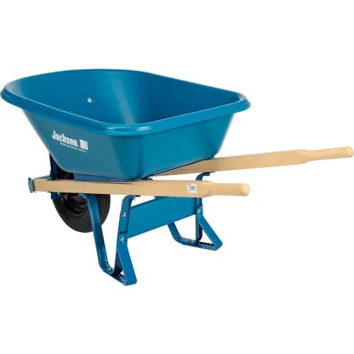 Centerline Dynamics Wheelbarrows & Garden Carts Jackson MP575T22BB 5.75 Cubic Foot Poly Contractor Wheelbarrow