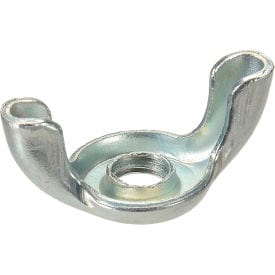 Centerline Dynamics Wing Nuts Wing Nut - Stamped - 1/4-20 - Type D - Style 1 - Low Carbon Steel - Zinc CR+3 - UNC - 100 Pk