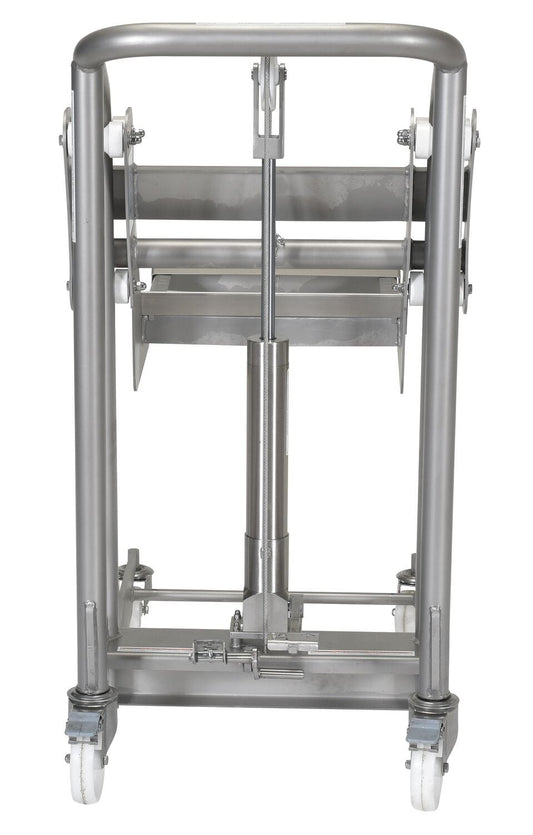 Centerline Dynamics Work Positioners Vestil 304L Stainless Steel Hydraulic Foot Pump Roll Handler 850 Lb. Capacity