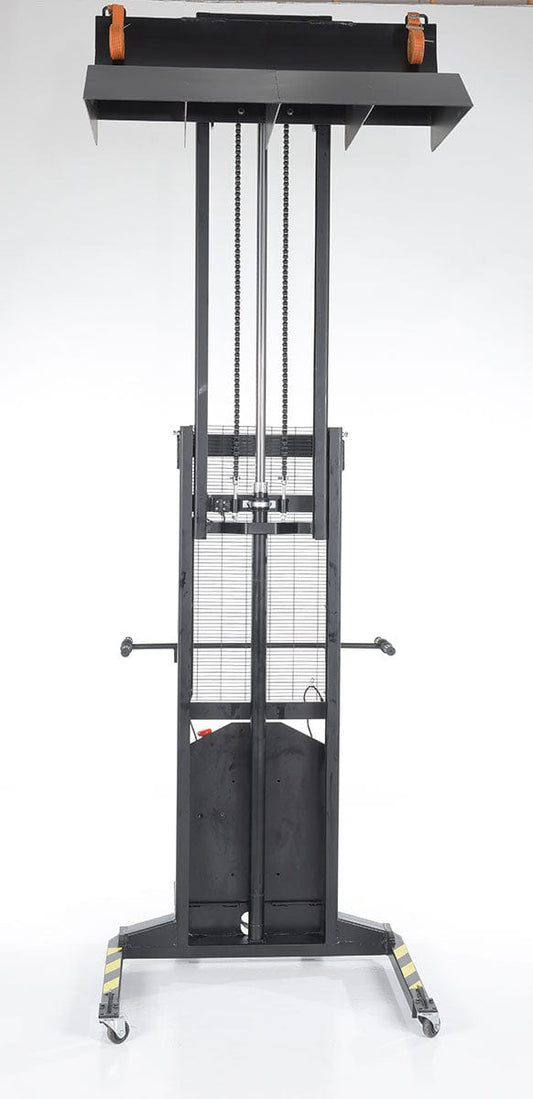 Centerline Dynamics Work Positioners Vestil Steel 12 Volt DC Roll Lifter Transporter 15-3/4 In. Roll Diameter 600 Lb. Capacity