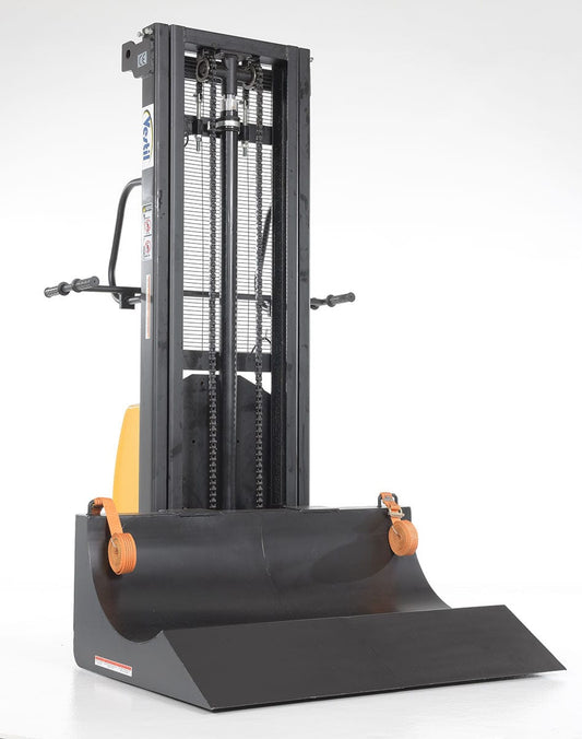 Centerline Dynamics Work Positioners Vestil Steel 12 Volt DC Roll Lifter Transporter 15-3/4 In. Roll Diameter 600 Lb. Capacity
