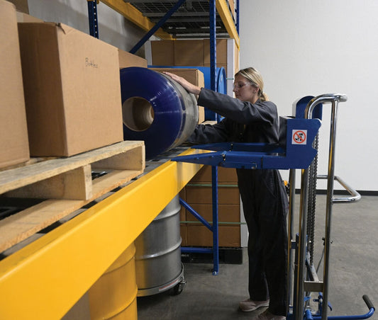 Centerline Dynamics Work Positioners Vestil Steel Hydraulic Compact Roll Lifter 400 lb. Capacity