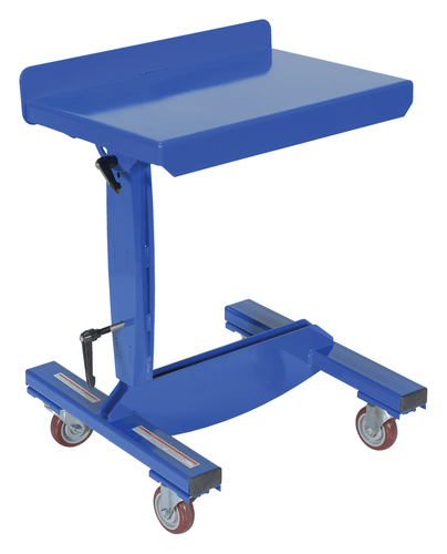 Centerline Dynamics Work Positioners Vestil Steel Mobile Tilting Work Table 16 In. x 24 In. 200 Lb. Capacity