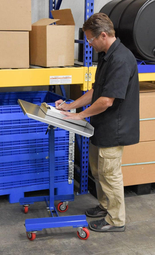 Centerline Dynamics Work Positioners Vestil Steel Mobile Tilting Work Table 22 In. x 21 In. 150 Lb. Capacity