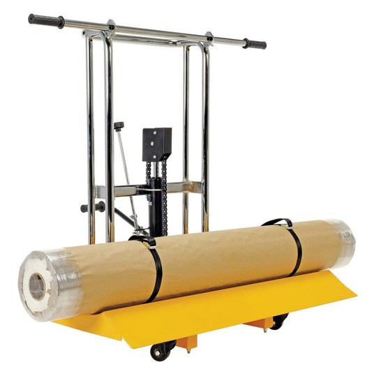 Centerline Dynamics Work Positioners Vestil Steel Roll Lifter Transporter 15-3/4 In. Roll Diameter 880 Lb. Capacity