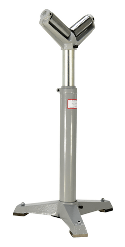Centerline Dynamics Work Positioners Vestil Steel V Roller Stand 33 In. to 43 In. Raised Height 1,760 Lb. Capacity