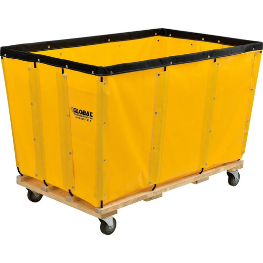 Centerline Dynamics Yellow KD, 24 Bushel, Blue Vinyl Basket Bulk Truck