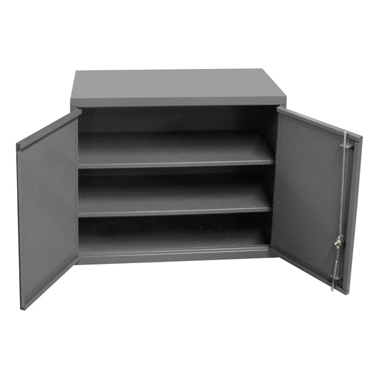 Durham Wall Mountable Storage Cabinet, 3 Shelves, 35-7/8 x 13-11/16 x 26-15/16