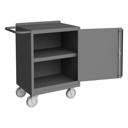 Durham Mobile Bench Cabinet, 1 Shelf, 1 Lockable Door