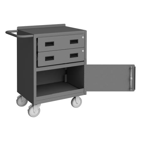 Durham Mobile Bench Cabinet, 2 Drawers